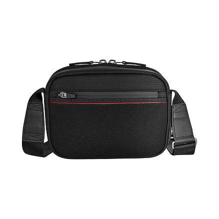 Сумка через плечо компактная VICTORINOX Architecture Urban2 Compact Crossbody Bag, черный, полиэстер/кожа, 22x6x16 см, 2 л