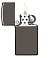 Зажигалка ZIPPO Slim® с покрытием Black Ice ®, латунь/сталь, чёрная, глянцевая, 29x10x60 мм small_img_3