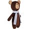 Игрушка Beastie Toys, мишка с белым шарфом small_img_2