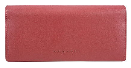 Кошелёк BUGATTI Vertice, красный, натуральная воловья кожа, 19,2х3х9,3 см