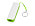 Портативное зарядное устройство (power bank) Basis, 2000 mAh, зеленое яблоко_белый/зеленое яблоко