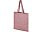 Эко-сумка Pheebs из переработанного хлопка, плотность 210 г/м², heather maroon_ТЕМНО-БОРДОВЫЙ