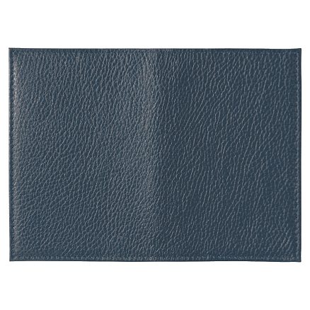 Обложка для паспорта Leather Sky Flotter Trend из натуральной кожи, темно-синяя 4142С