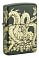 Зажигалка ZIPPO Dragon Design с покрытием Green Matte, латунь/сталь, зеленая, матовая, 38x13x57 мм small_img_1