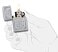 Зажигалка ZIPPO Classic с покрытием Satin Chrome™, латунь/сталь, серебристая, матовая, 38x13x57 мм small_img_2