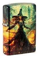 Зажигалка ZIPPO Fire Mage с покрытием 540 Tumbled Brass, латунь/сталь, разно