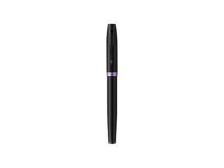 Перьевая ручка Parker IM Vibrant Rings Flame Amethyst Purple, стержень:F, цвет чернил: blue, в подарочной упаковке.