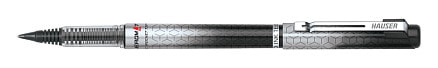 Ручка-роллер Hauser Aeromatic Rocket Tip 0,7 мм, пластик, корпус черный, чернила черные