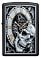 Зажигалка ZIPPO Skull Clock с покрытием Black Matte, латунь/сталь, чёрная, матовая, 38x13x57 мм small_img_4
