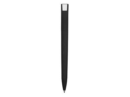 Ручка пластиковая soft-touch шариковая Zorro, черный/белый