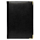Ежедневник полудатированный Classic Pristine Gold А5, черный с золотом, с металлическими уголками, в твердой обложке с поролоном small_img_2