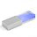 Флеш накопитель USB 2.0 Кристалл, металл/стекло, прозрачный/серебристый, подсветка синим, 32 GB_СЕРЕБРИСТЫЙ