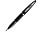 Перьевая ручка Waterman Carene, цвет: Black ST, перо: F или М чернила: blue_ЧЕРНЫЙ, СЕРЕБРИСТЫЙ