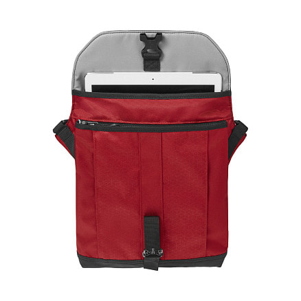 Сумка наплечная VICTORINOX Altmont Original Flapover Digital Bag, красная, нейлон, 26x10x30 см, 7 л