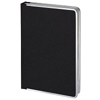 Ежедневник Frame Metal, недатированный, черный
