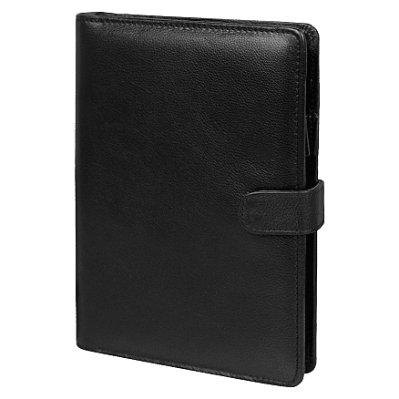 Набор подарочный Solution Prestige Quadro (Блокнот Flexy Forest Urban Latte в суперобложке Country Leather Sky, обложка для автодокументов Leather Sun, футляр для кредитных карт/картхолдер Leather Way)