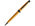 Шариковая ручка Waterman Expert Gold, цвет чернил Mblue,  в подарочной упаковке_золотистый, черный, серебристый