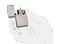 Зажигалка ZIPPO Armor™ c покрытием Brushed Chrome, латунь/сталь, серебристая, матовая, 38x13x57 мм small_img_4