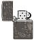 Зажигалка ZIPPO Armor® Wicca Design с покрытием Black Ice®, латунь/сталь, чёрная, 38x13x57 мм small_img_4