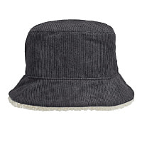 Панама женская BUCKET 2IN1, т.сер./бежевый ,S/M,100% полиэстер; подкл шерпа 100% полиэстер, 420 г/м2