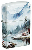 Зажигалка ZIPPO Frozen Valley с покрытием 540 Matte, латунь/сталь, разно