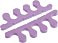 Разделители Dewal Beauty для пальцев фиолетовые, 13,3 x 4,2 x0,8 см 1 пар small_img_1