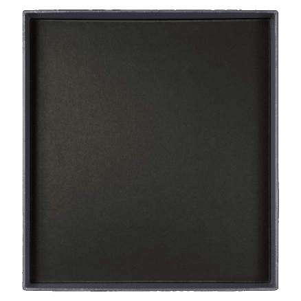 Коробка подарочная, размер  203*220*30 мм,  Solution Gift Linen  для ежедневника и ручки, антрацит (темное серебро)