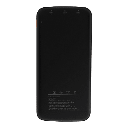 Внешний аккумулятор «Universal», 10 000 mAH, 5V 2.4 A ,черный