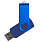 Флеш накопитель USB 2.0 Twister Сolor Mix 16GB, пластик Софт Тач/металл, темно-синий/синий_ТЕМНО-СИНИЙ 9