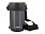 Термос из нерж.стали с пластиковыми контейнерами и ложкой тм THERMOS JBG-1800 Food Jar 1.8L, серый_СЕРЫЙ