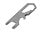 Мультиинструмент Carabiner, серебристый_СЕРЕБРИСТЫЙ