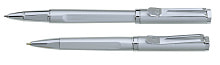 Набор Pierre Cardin PEN&PEN: ручка шариковая + роллер, серебристый. Упаковка Е