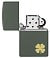 Зажигалка ZIPPO Four Leaf Clover с покрытием Green Matte, латунь/сталь, зеленая, 38x13x57 мм small_img_4