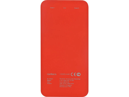 Внешний аккумулятор Rombica NEO PB100 Red, красный (Р)