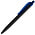 Ручка шариковая Prodir QS01 PRT-P Soft Touch, черная с синим_черная с синим