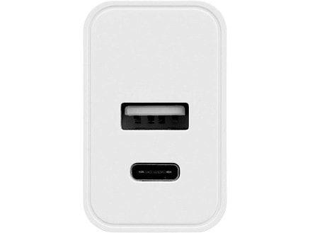 Сетевое зарядное устройство c выходами USB-A и USB-C Recharger, 10 Вт, белый