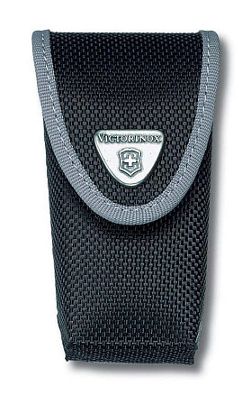 Чехол на ремень VICTORINOX для ножей 91 и 93 мм толщиной 2-4 уровня, на липучке, нейлоновый, чёрный