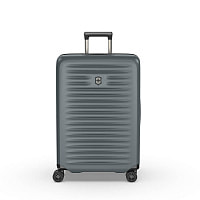 Чемодан VICTORINOX Airox Advanced, серо-синий матовый, 100% поликарбонат Makrolon, 46x29x69 см, 75 л