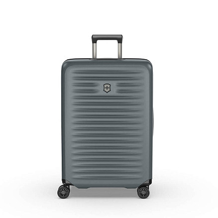 Чемодан VICTORINOX Airox Advanced, серо-синий матовый, 100% поликарбонат Makrolon, 46x29x69 см, 75 л