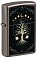 Зажигалка ZIPPO Mystic Nature Design с покрытием Black Ice®, латунь/сталь, черная, 38x13x57 мм small_img_1