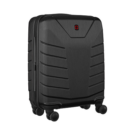 Чемодан WENGER Pegasus, чёрный, поликарбонат+АБС-пластик, малый, 40х54х20 см, 39 л