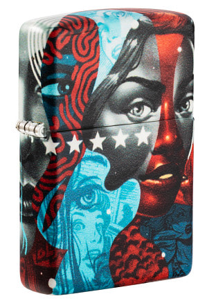 Зажигалка Zippo Tristan Eaton с покрытием White Matte, латунь/сталь, разно