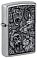 Зажигалка ZIPPO Jungle Design с покрытием Street Chrome, латунь/сталь, серебристая, 38x13x57 мм small_img_1