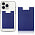 Держатель карт на телефоне SlimPocket, синий_синий