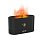 Светодиодный USB увлажнитель-ароматизатор Flame RGB, черный_ЧЕРНЫЙ