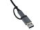 USB-хаб Link с коннектором 2-в-1 USB-C и USB-A, 2.0/3.0, серый small_img_4
