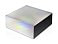 Подарочная коробка с голографическим шубером без печати Aurora, L, 260х260х100 мм. small_img_1