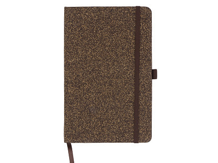 Блокнот из кофейных зерен А5 Coffee notes, твердая обложка, 80 листов 70 гр/м2 белой бумаги, кофейный