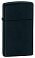 Зажигалка ZIPPO Slim® с покрытием Black Matte, латунь/сталь, чёрная, матовая, 29x10x60 мм small_img_1
