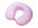 Подушка Basic из микрофибры с эффектом памяти U-shape, розовый NEW_розовый